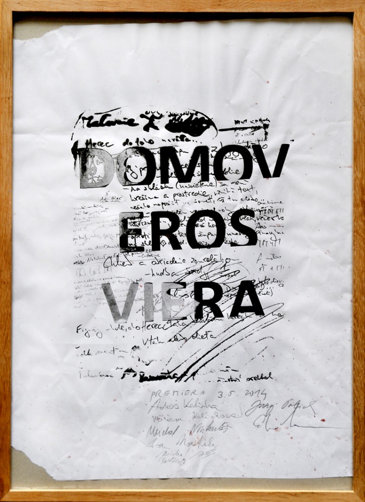 Plagat z premiery Domov eros viera